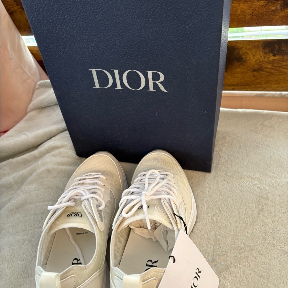 Mint Christian Dior B25  White Technical Mesh Men Sneakers luxury - Picture 16 of 16